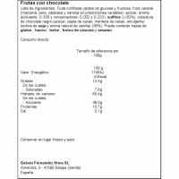 LA ESTEPEÑA frutak txokolatearekin, erretilua 250 g