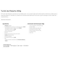 VICENS pistatxo turroi berezia, tableta 300 g