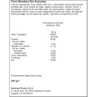 Turrón de coco y bombón sin azúcar VIRGINIAS, caja 200 g