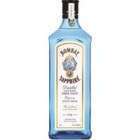 Ginebra Sapphire BOMBAY, botella 1 litro