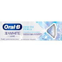 Dentífrico 3Dw luxe perla ORAL-B, tubo 75 ml