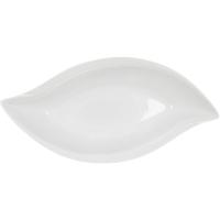 Fuente de porcelana blanca Infinito Gastro QUID, 31x14.5x5.5 cm