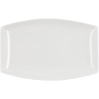 Fuente de porcelana blanca rectangular Gastro QUID, 25,2x16x2 cm