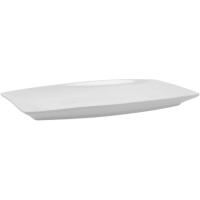 Fuente de porcelana blanca rectangular Gastro QUID, 30,5x19,5x2,5 cm