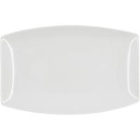 Fuente de porcelana blanca rectangular Gastro QUID, 30,5x19,5x2,5 cm