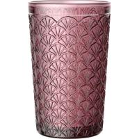 Vaso Rose Moon, vidrio labrado en rosa BIDASOA, 29 cl