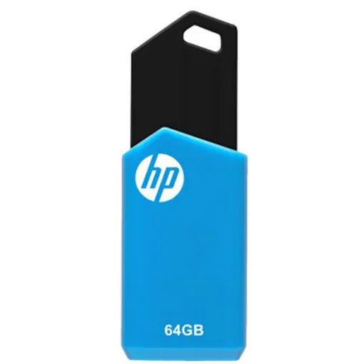 Pendrive azul y negro USB 2.0 de 64 GB V150W HP