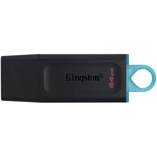 Pendrive Exodia negro USB 3.2 de 64 GB KINGSTON