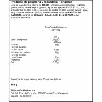 Tartaleta neutra 45 mm EL PEQUEÑO MOLINO, 12 uds, bandeja 105 g