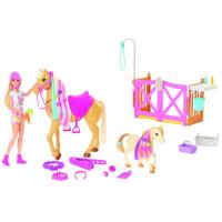 Barbie con caballo y poni, edad rec: +3 años BARBIE