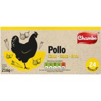 Caldo de pollo CHAMBO, 24 pastillas, caja 216 g
