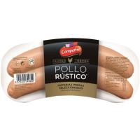 Salchicha de pollo rústico CAMPOFRÍO, sobre 260 g