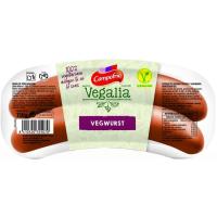 Salchicha Vegwurst vegana CAMPOFRÍO Vegalia, sobre 150 g