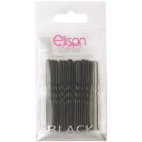 36 Horquillas clásicas negras ELISON, pack 1 ud