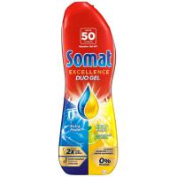 Lavavajillas máquina gel limón SOMAT, botella 50 dosis
