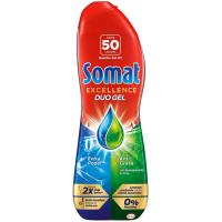 Lavavajillas máquina gel antigrasa SOMAT, botella 50 dosis