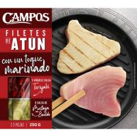 Filete de atún marinado c/ mostaza y teriyaki CAMPOS, caja 250 g