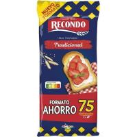 Pan tostado tradicional RECONDO, 75 rebanadas, paquete 675 g