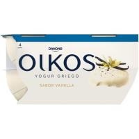 Griego sabor vainilla OIKOS, pack 2x100 g