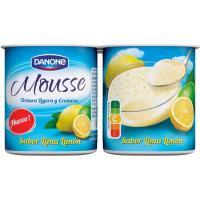 Mousse de lima limón DANONE, pack 4x65 g