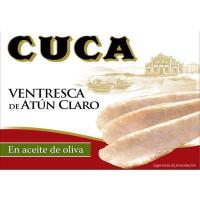 Ventresca de atún claro en aceite de oliva CUCA, lata 112 g