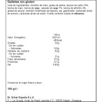 Galleta Digestive SCHAR, caja 150 g
