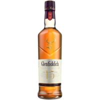Whisky de Malta 15 años GLENFIDDICH, botella 70 cl