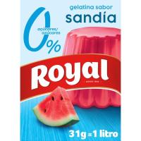 Gelatina de sandía 0% azúcares ROYAL, caja 31 g