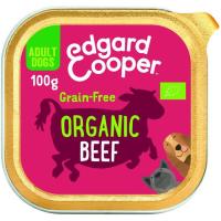 Alimento para perro bio de carne EDGARD&COOPER, tarrina 100 g