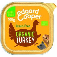 Alimento para perro bio de pavo EDGARD&COOPER, tarrina 100 g
