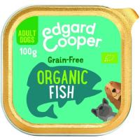 Alimento para perro bio de pescado EDGARD&COOPER, tarrina 100 g