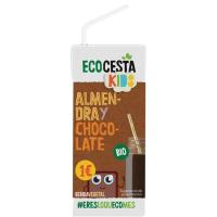 Bebida de almendra y chocolate bio ECOCESTA, brik 220 ml
