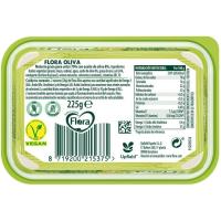 Margarina de oliva sin aceite de palma FLORA, tarrina 225 g
