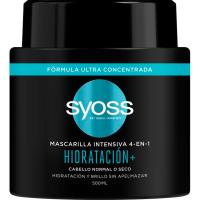 Mascarilla capilar Hydratación+ SYOSS, tarro 500 ml