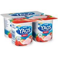 Yogur griego sabor fresa YAOS, pack 4x115 g