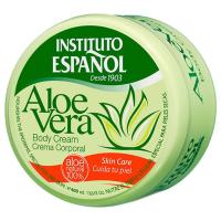 Crema corporal de aloe vera INSTITUTO ESPAÑOL, tarro 400 ml