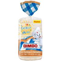 Pan sin corteza cereales BIMBO, paquete 450 g