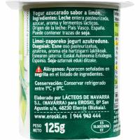 Yogur sabor limón País Vasco EROSKI, pack 4x125 g