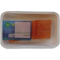 Lomo de salmón Bio OLAVS, bandeja 300 g