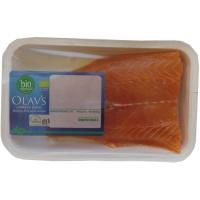 Filete de salmón Bio OLAVS, bandeja aprox. 300 g