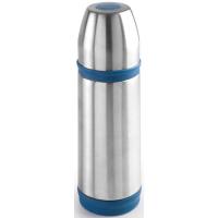 Botella termo de acero inoxidable 18/10, modelo Office  acero y azul IBILI, 300 ml