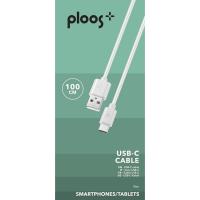 Cable tipo C blanco PLOOS, 1 ud