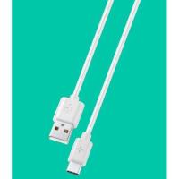 Cable de carga y transferencia de datos blanco USB A a USB C, PLCABTYC1MW PLOOS