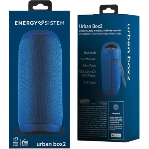 Altavoz portátil azul 10W, Urban Box 2 Navy ENERGY SISTEM