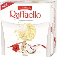 Helado sabor raffaello FERRERO ROCHER, 4 uds, caja 194 g