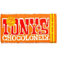 TONY'S esnedun txokolatea, karamelua eta gatza, tableta 180 g