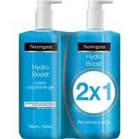 Loción corporal hydro boost NEUTROGENA, pack 2x750 ml