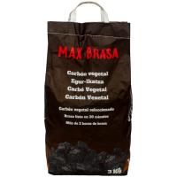 Carbón vegetal MAX BRASA, saco 3 Kg