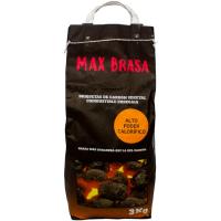 Briquetas de carbón vegetal MAX BRASA, saco 3 kg