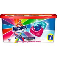 MICOLOR ADIOS AL SEPARAR triocaps detergentea, kutxa 30 dosi